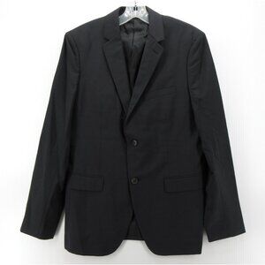 Theory Sport Coat 40 Blazer Wool Micro Check Jacket Classic Lined